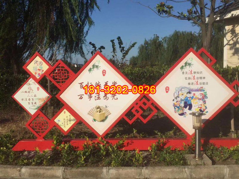 不锈钢法治普法雕塑案例
